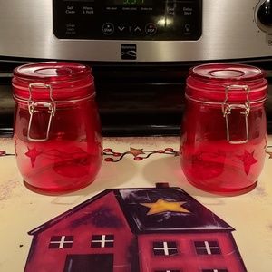Red jars